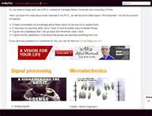Tablet Screenshot of onmyphd.com
